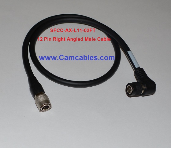 Right Angle Female Side only 12 Pin Right Angle 5 meter