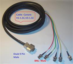 Dsub 9pin to BNC 9pin to BNC